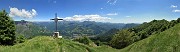 63 Vista panoramica dalla croce del Pizzo Grande (1754 m) sulla conca di S. Giovanni Bianco e i suoi monti 